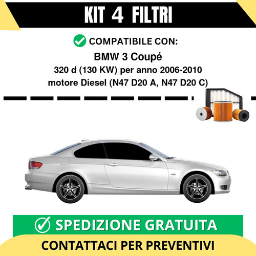 Kit filtri tagliando per - tagliando, bmw